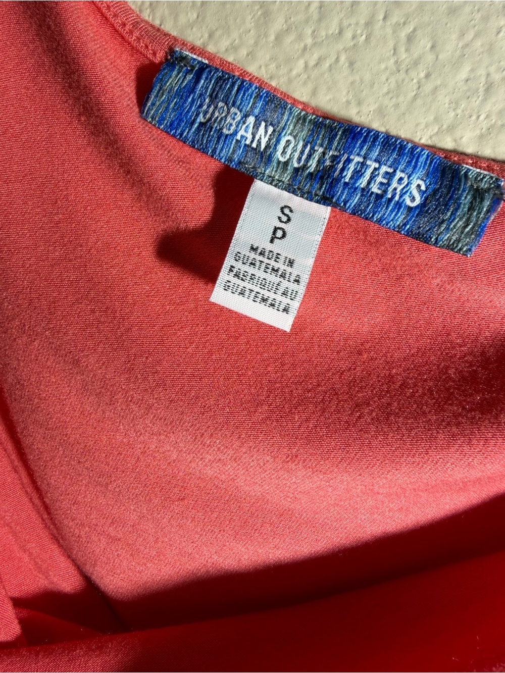 Urban Outfitters Coral Draped Cowl Neck Sleeveless Blouse - Picture 3 of 9